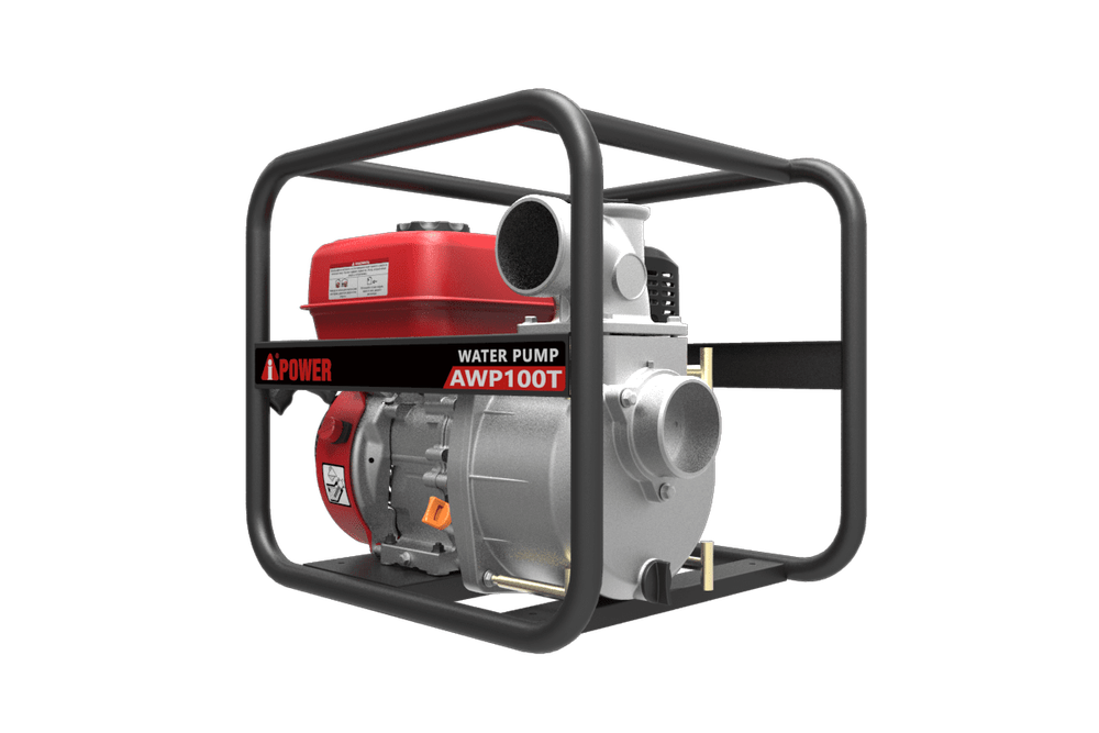 Мотопомпа A-iPower бензиновая для грязной воды AWP100T