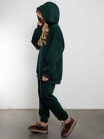 Худи женское оверсайз с начесом basis Малахит