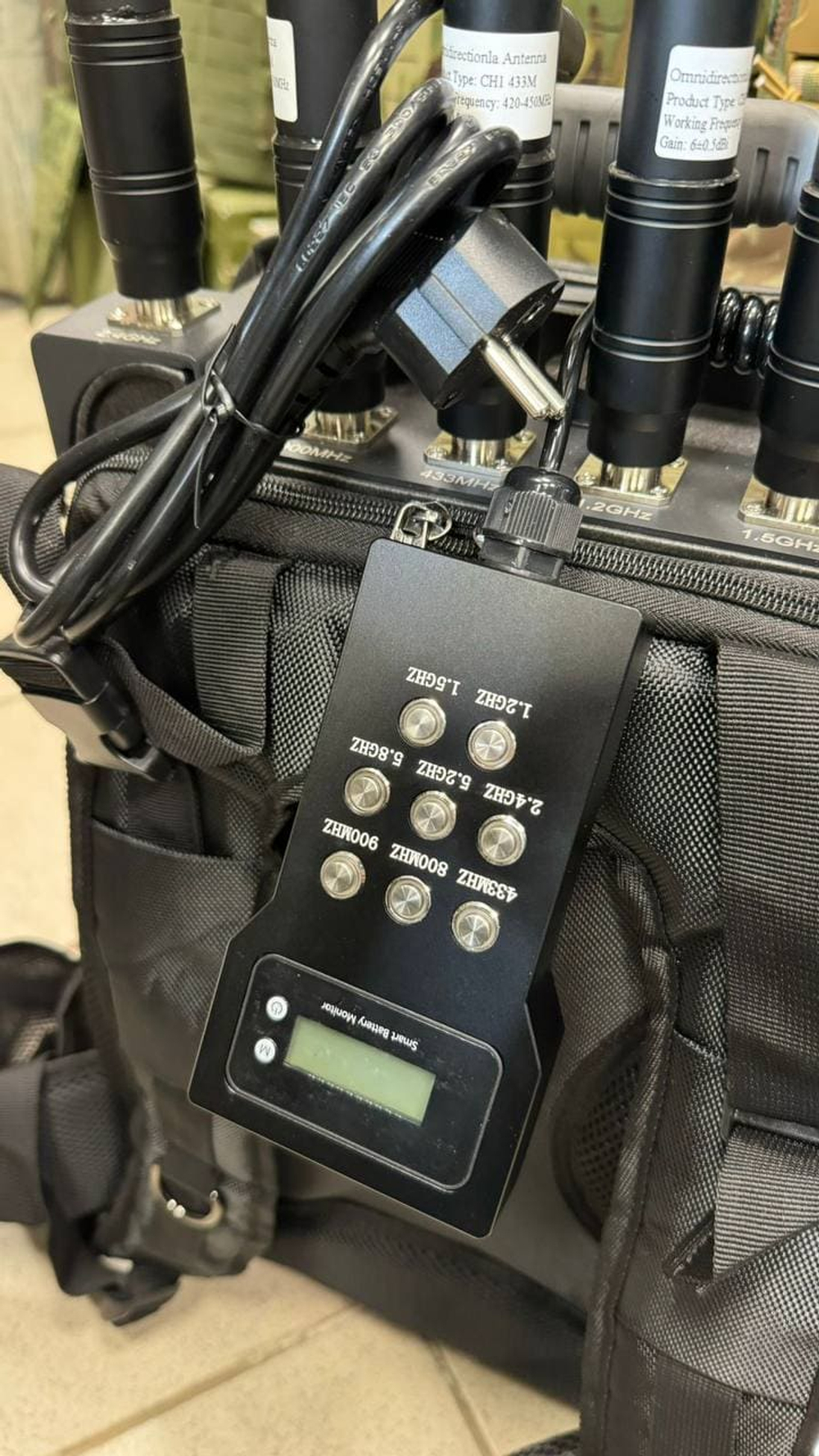 Рюкзак подавитель дронов Гарпия CKJ-1704-Mobile 300W