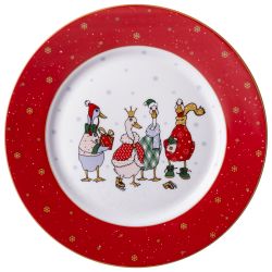 ТАРЕЛКА ОБЕДЕННАЯ LEFARD "FAMILY CHRISTMAS" 25 СМ (КОР=24ШТ,)