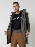 Парка зимняя Город Горький хаки зеленая