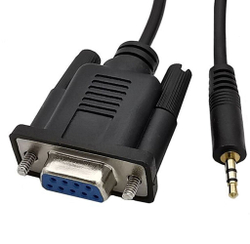 Кабель COM DE-9 (RS-232, DB-9) - micro Jack 2,5 гнездо-штекер