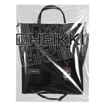 Сумка шоппер HEIKKI EQUIP (ХЕЙКИ), канвас, карманы, 38×35 см, черный/