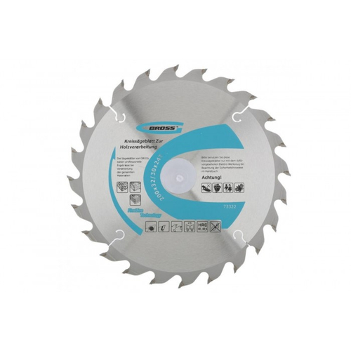 Диск пильный 200x32/30x24Т мм Gross