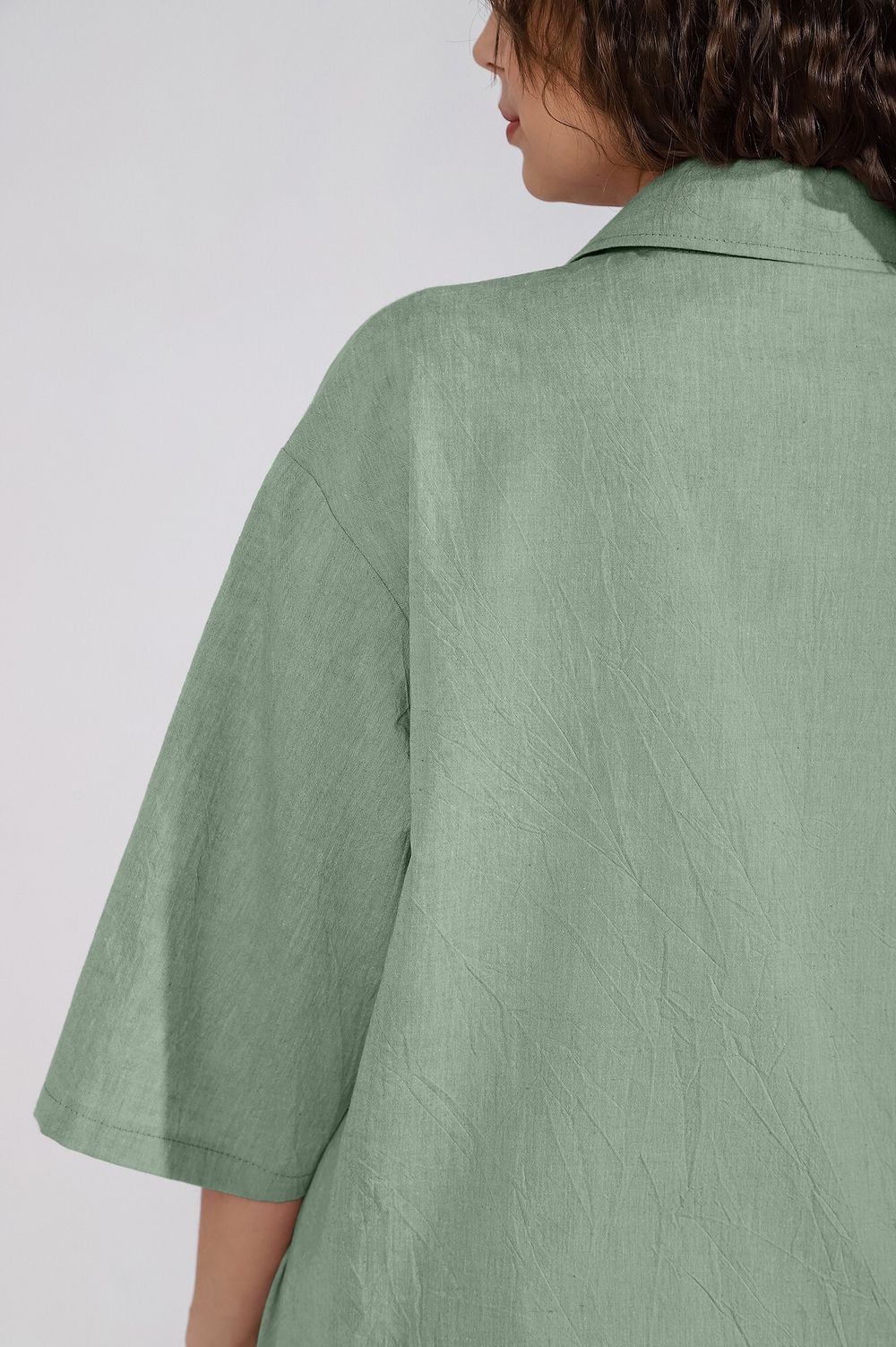 Блузка (рубашка) Тимьян-4 Виотекс ЗЕЛЁНЫЙ