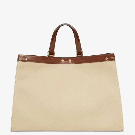 Сумка Fendi Peekaboo X-tote бежевый