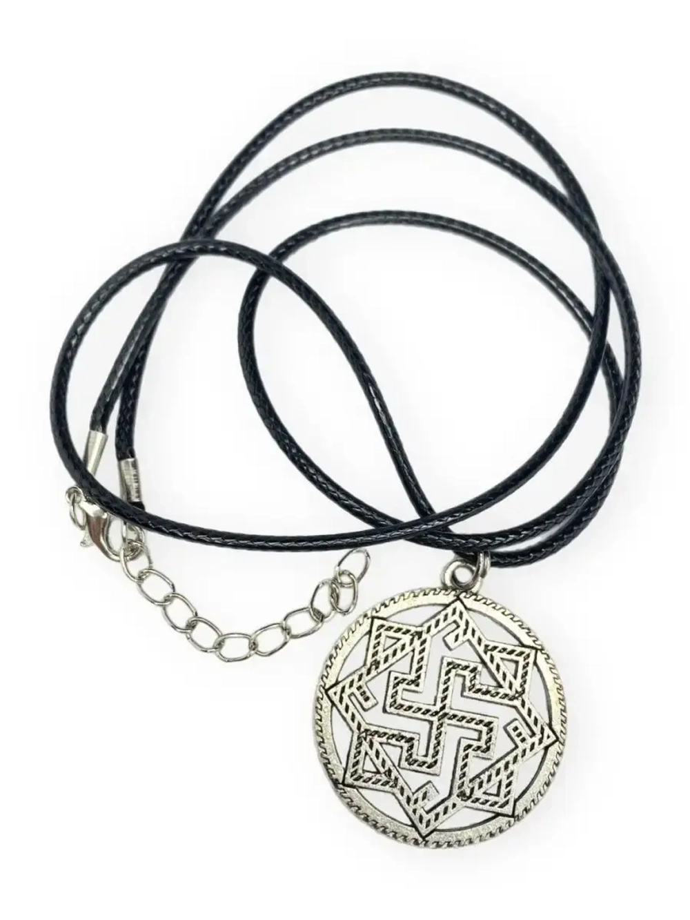 Защитный магический славянский кулон оберег Валькирия сталь