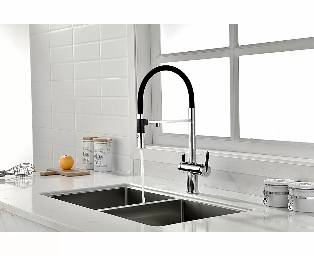 Смеситель для кухни Paulmark Gravity Gr213888-CR хром