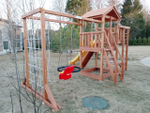 Детский игровой комплекс Савушка "Мастер" - 4 (с окраской) горка 3м