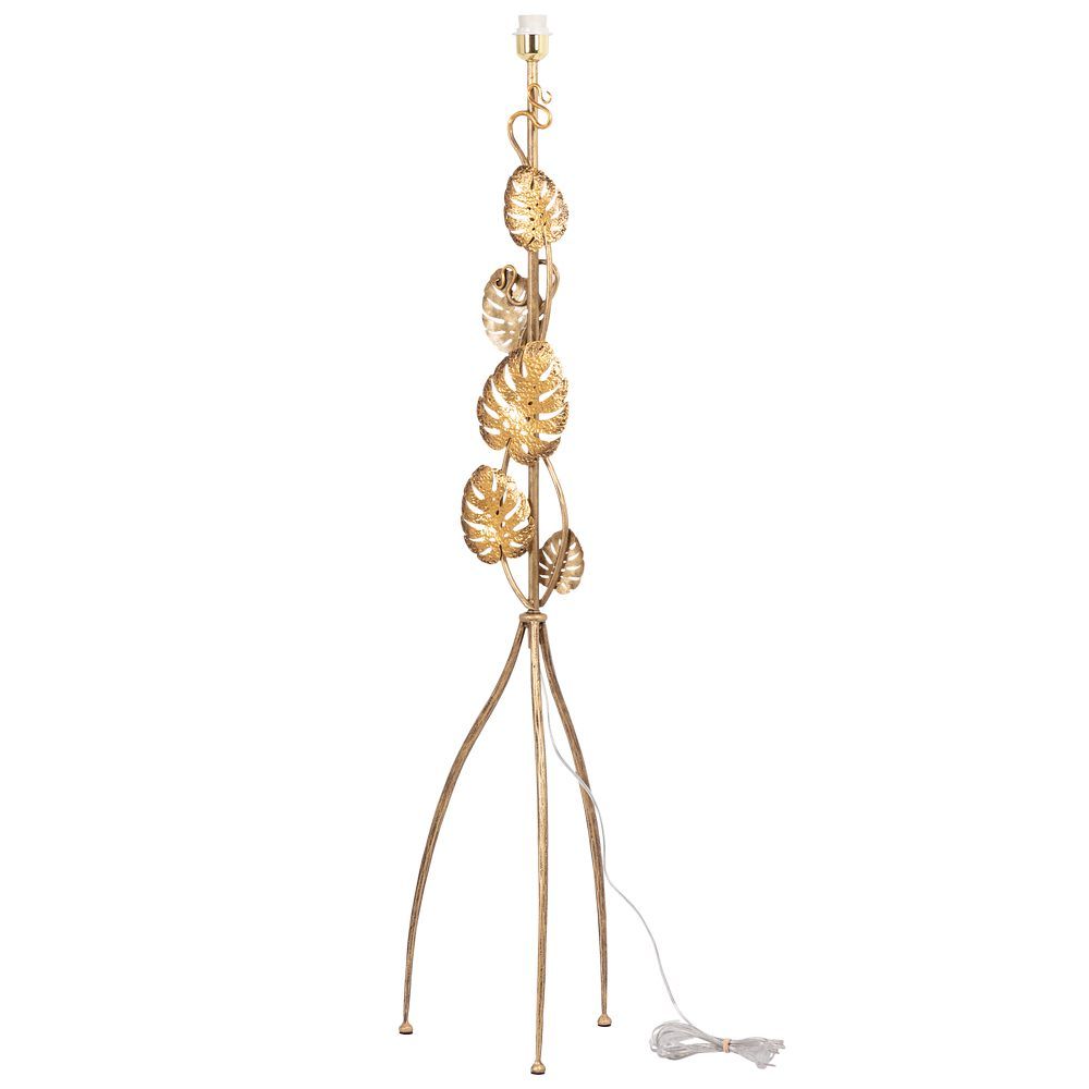 Светильник напольный торшер Monstera Deliciosa (Монстера) с абажуром Сити-2 Кремовый