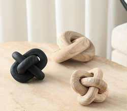 Статуэтка Three-ring buckle ornament black