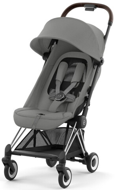 Прогулочная коляска Cybex Coya Mirage Grey/Chrome Brown