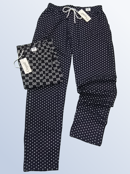 Брюки пижамные прямые Elegant (56)