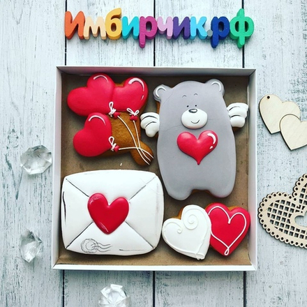 Имбирные пряники Любовь