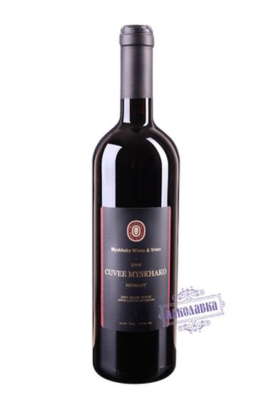 Мысхако. Кюве Мысхако розовое сухое вино. 0,75 Л