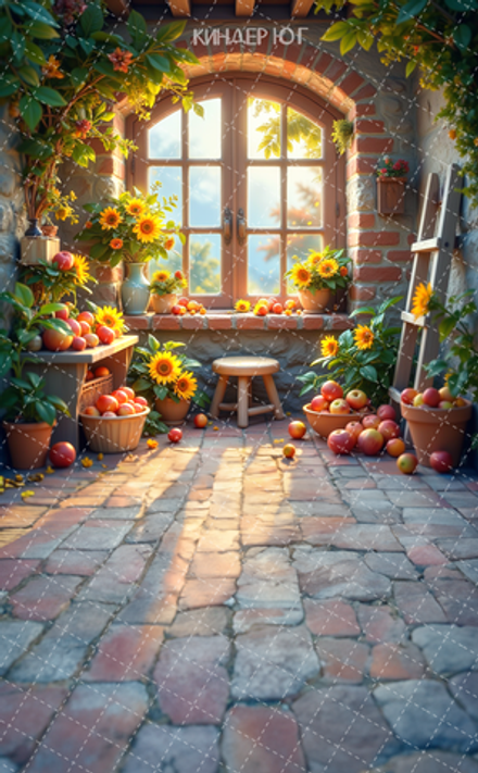 Фотофон "Комната с подсолнухами" арт. ФФ906-47