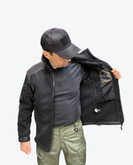 Флисовая кофта, Черная