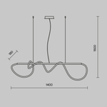 Подвесной светильник Maytoni MOD166PL-L30G3K