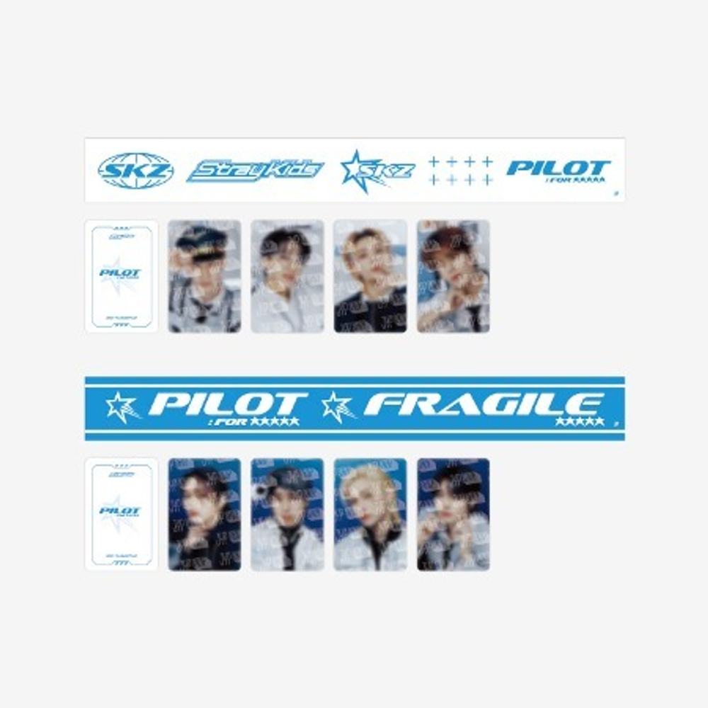 [разбор] Фотокарты Stray Kids BOX TAPE SET