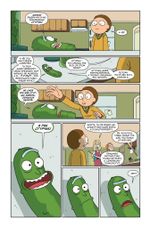 Комикс Рик и Морти Представляют 1: Виндикаторы, Огурчик Рик, Кромбополус Майкл, Сонный Гэри