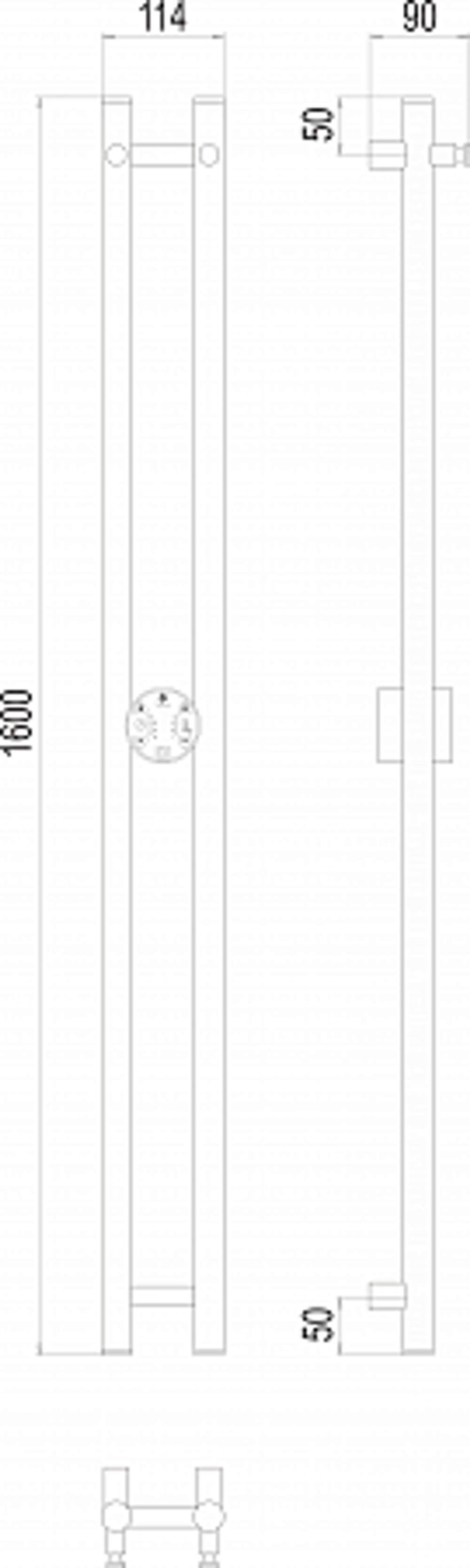 Стойка Terminus Электро DUO круг 1600