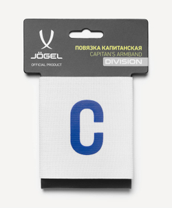 Повязка капитанская DIVISION Armband, белый/синий