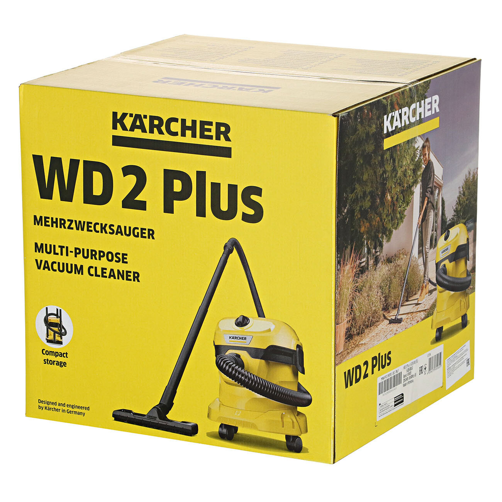 Хозяйственный пылесос KARCHER WD 2 Plus V-12/4/18 (1.628-000.0)