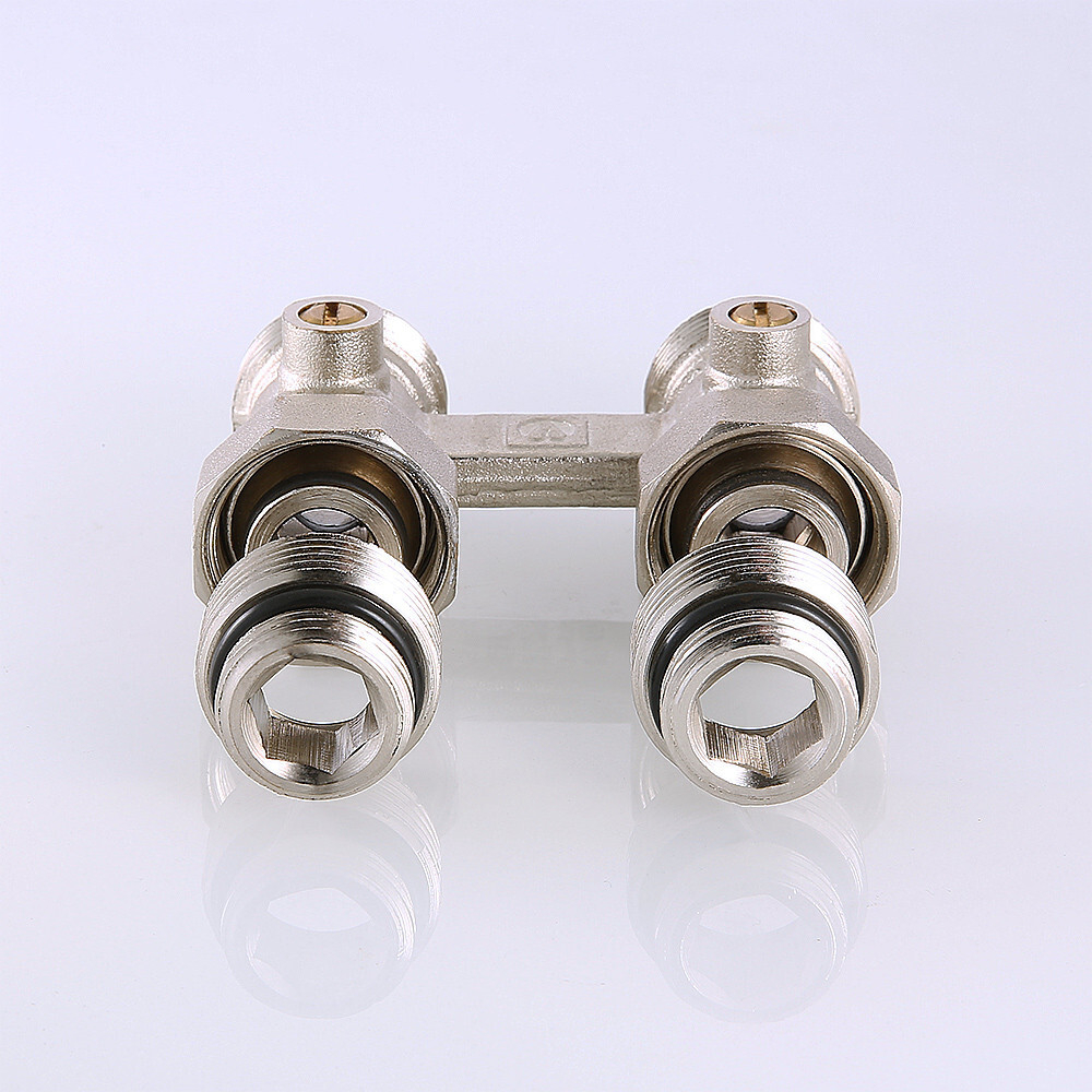 Узел для нижнего подключения радиатора (комплект) 1/2" х 3/4" («евроконус»)