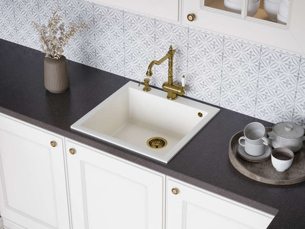 Мойка Omoikiri Bosen 57-BE Tetogranit | Ваниль