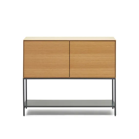 Vedrana Сервант из дубового шпона со стальными ножками 97,5 x 80 см