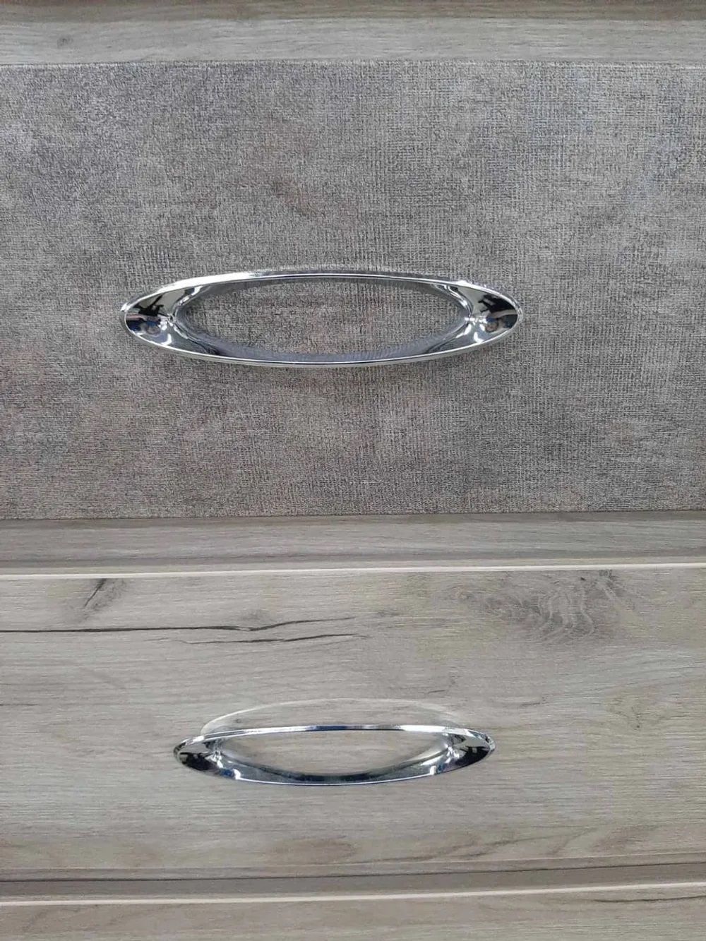 Стеллаж Дакота №2 серый крафт/тиз серый + полки (лдсп)