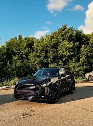 Infiniti fx37 оклейка в цветной полиуретан Carbins PPF Glit Black-red GP-HA105 😍