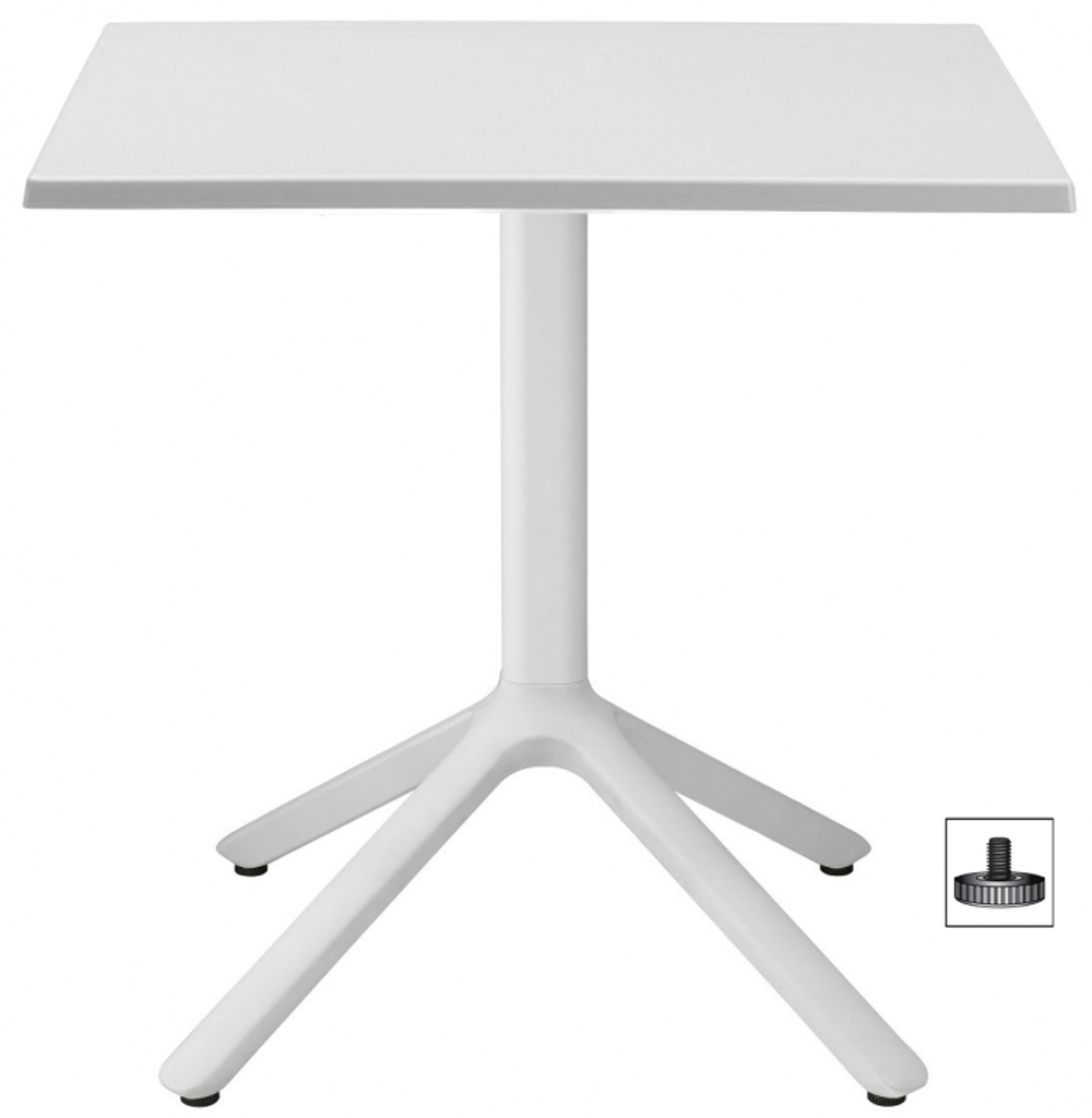 Стол пластиковый обеденный Scab Design Eco Fixed, лен