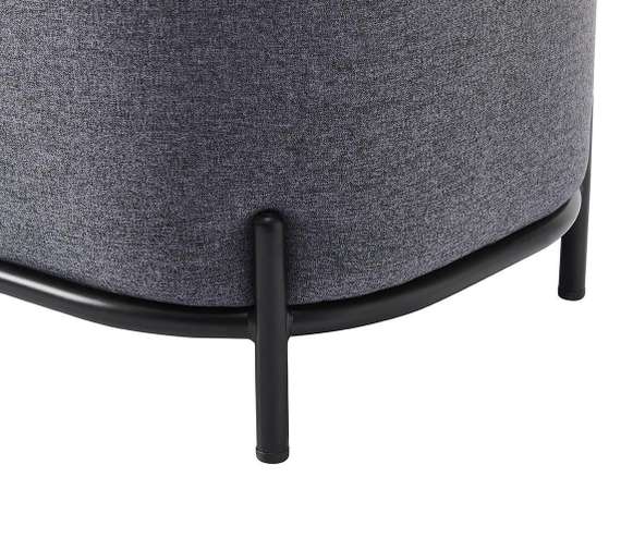 Банкетка Midnight 120 см темно-серая