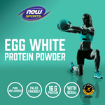 NOW Foods, Sports, протеиновый порошок из яичного белка с BCAA, без добавок, 2268 г (5 фунтов)