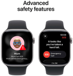 Смарт-часы Apple Series 11 M/L 46 мм серебристый-фиолетовый