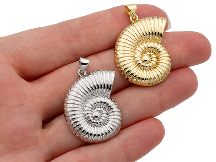 Подвеска "Ракушка аммонита" 29мм