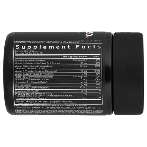 Codeage, Мультивитамины для мужчин, 50, 30 растительных капсул