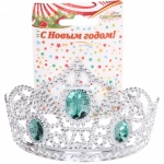 Корона карнавальная «Драгоценные камни», цвета в ассортименте