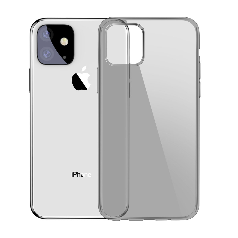 Чехол для Apple iPhone 11 Baseus Simple Series Case - Transparent Black