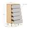 Комод Anielle из массива и шпона ясеня с тремя ящиками 60 x 117 см