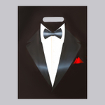 Пакет «Смокинг» полиэтиленовый с вырубной ручкой (30х40 см)