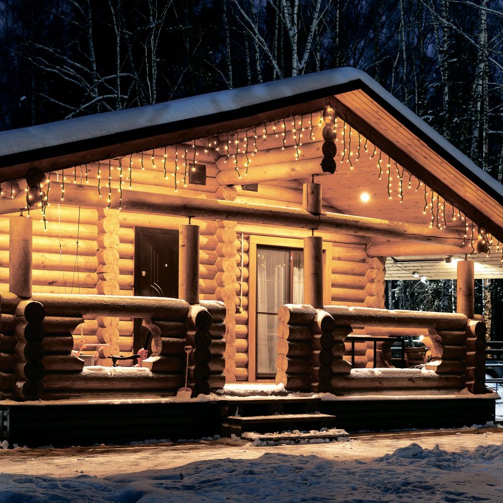 ULD-B5007-300-TBK WARM WHITE IP67 Бахрома светодиодная с эффектом мерцания. 5м. Соединяемая. 300 светодиодов. Теплый белый свет. Провод черный. TM Uniel