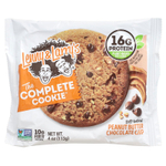 Lenny & Larry's, The COMPLETE Cookie, арахисовая паста с шоколадной крошкой, 12 видов печенья, 113 г (4 унции)