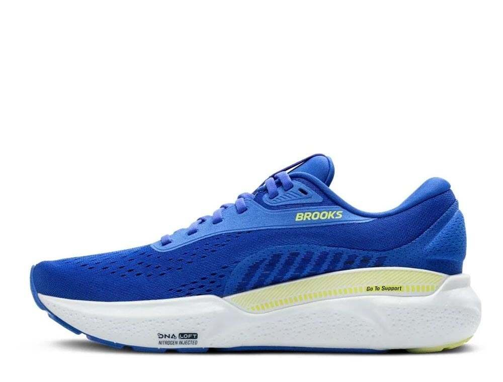 Кроссовки для бега мужские Brooks Adrenaline GTS 24 синие-лайм