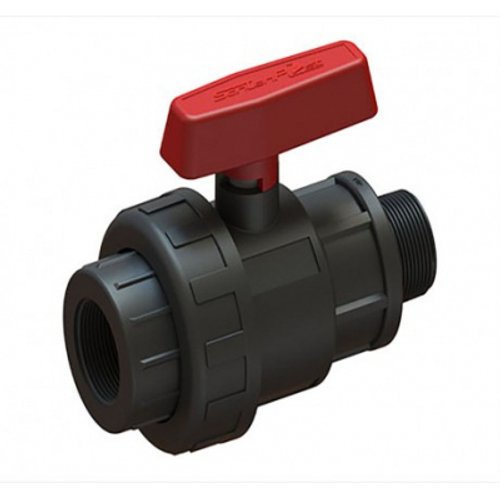 Кран шаровой нар/вн 3/4 - 3/4  ПЭ PN16 SPEKTR