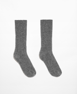 Oysho Классические носки с добавлением кашемира, темно-серый