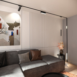 Магнитный трековый светильник Elektrostandard Flat Magnetic 85090/01 черный