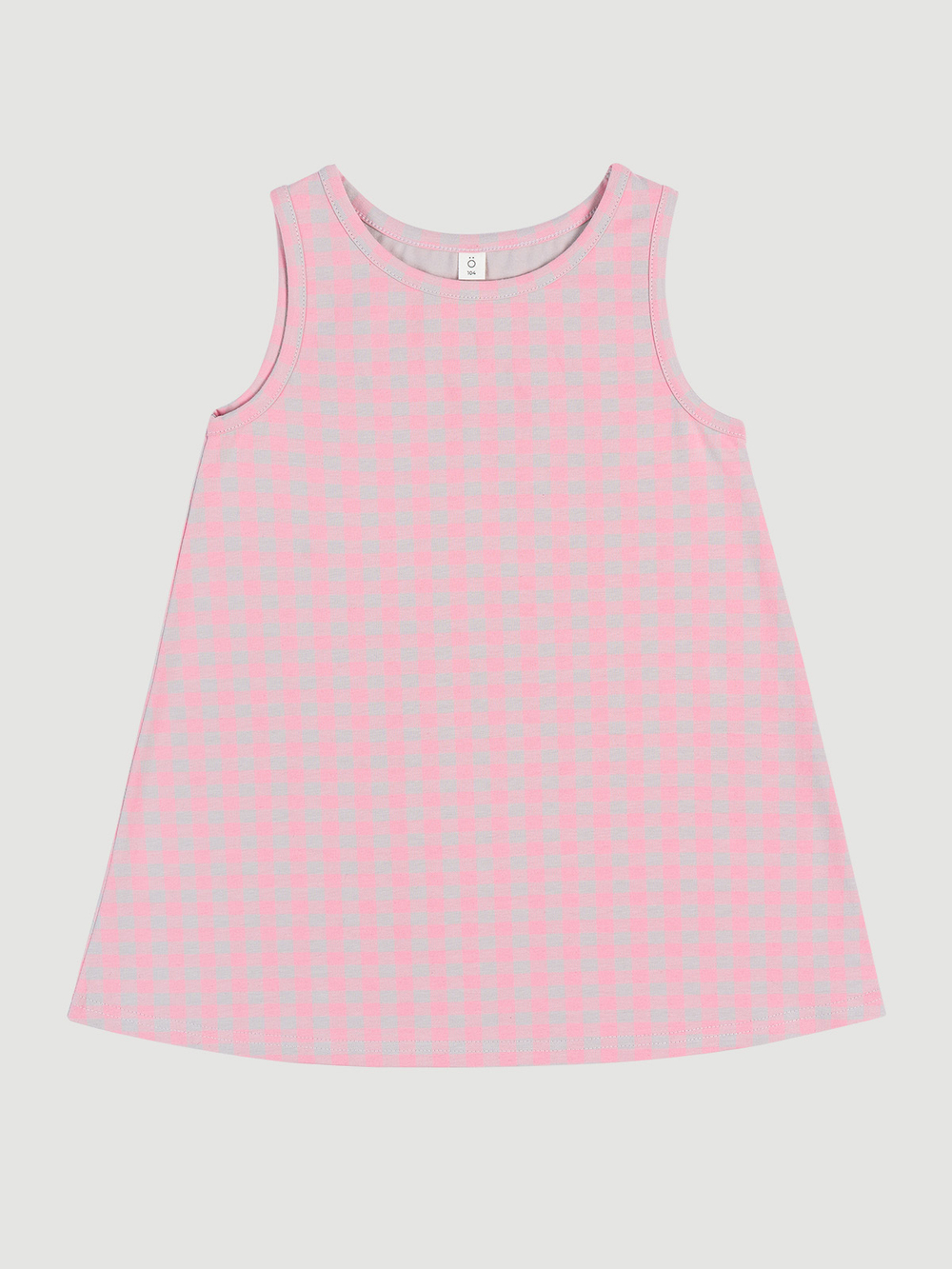 Сарафан Mjölk Клетка розовая