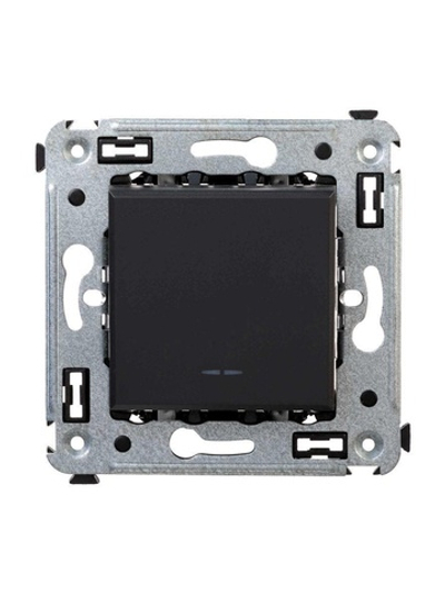 Переключатель 1-кл. СП Avanti "Черный матовый" DKC 4412113